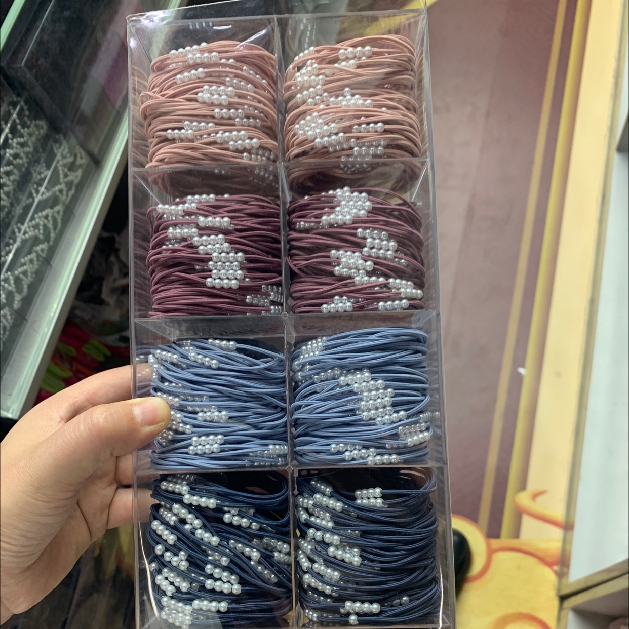 Handmade Pearl Color Hair Band Head Rope, High Quality, High Quality