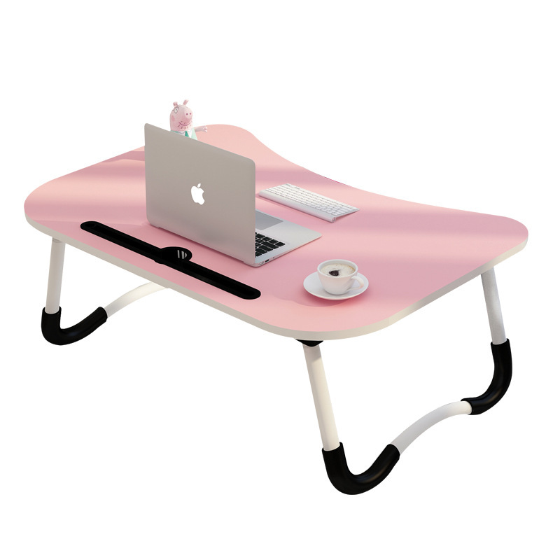 加大号弧形折叠床上用懒人桌笔记本电脑桌飘窗儿童小桌子产品图
