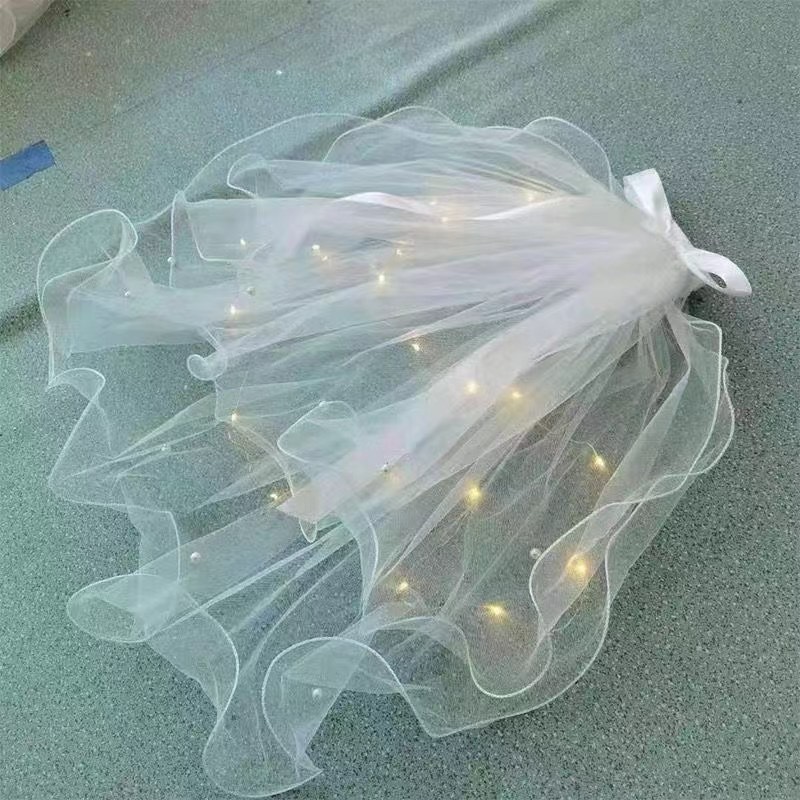 Luminous veil Luminous hair accessories Luminous toys Children's party accessories