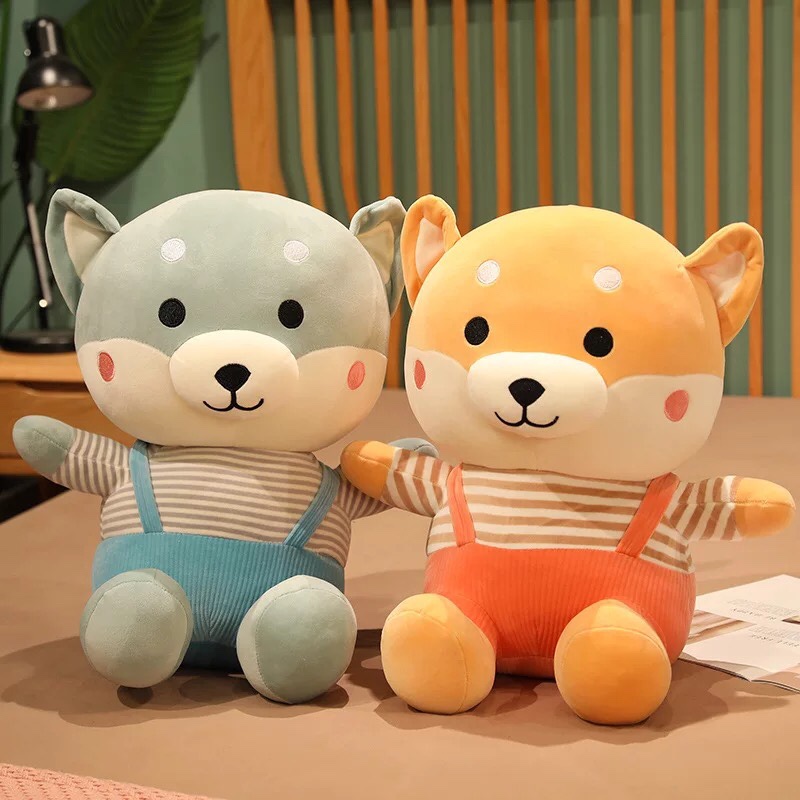 15-inch plush toy ground push scissors machine, large plush doll wholesale, wedding scattering doll, doll dog