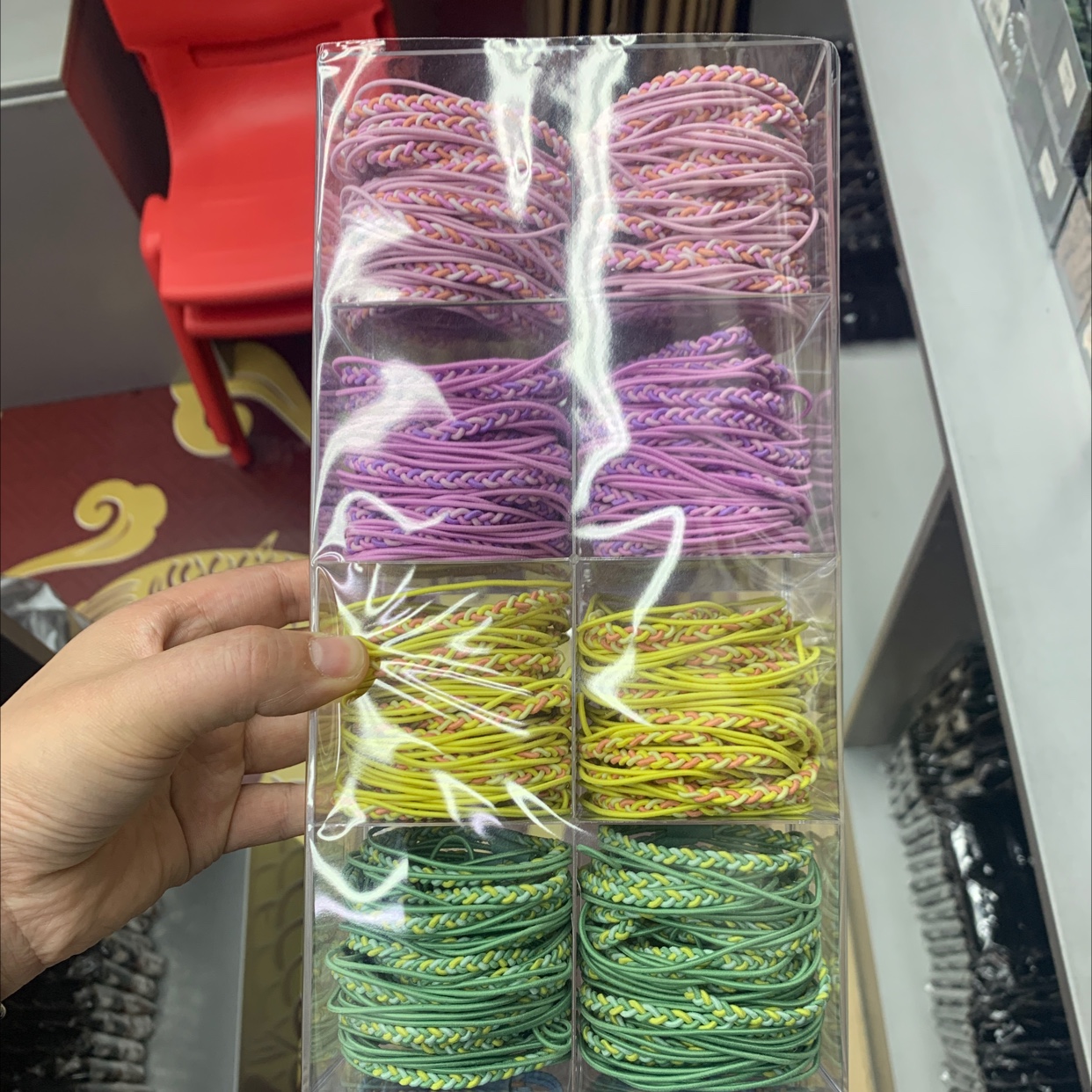 Hand-Designed Two-Color Band Color: High Quality, High Quality Scrunchie