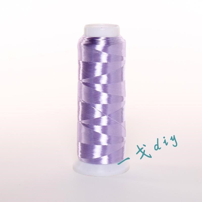 High gloss yarn High gloss yarn ice silk embroidery yarn embroidery yarn Hand tassel thread hand ball thread 4