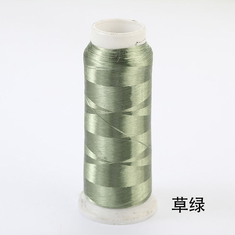 Hand flowery high gloss wool yarn High gloss ice silk embroidery yarn yarn embroidery yarn Sue thread hand Ju ball thread 100