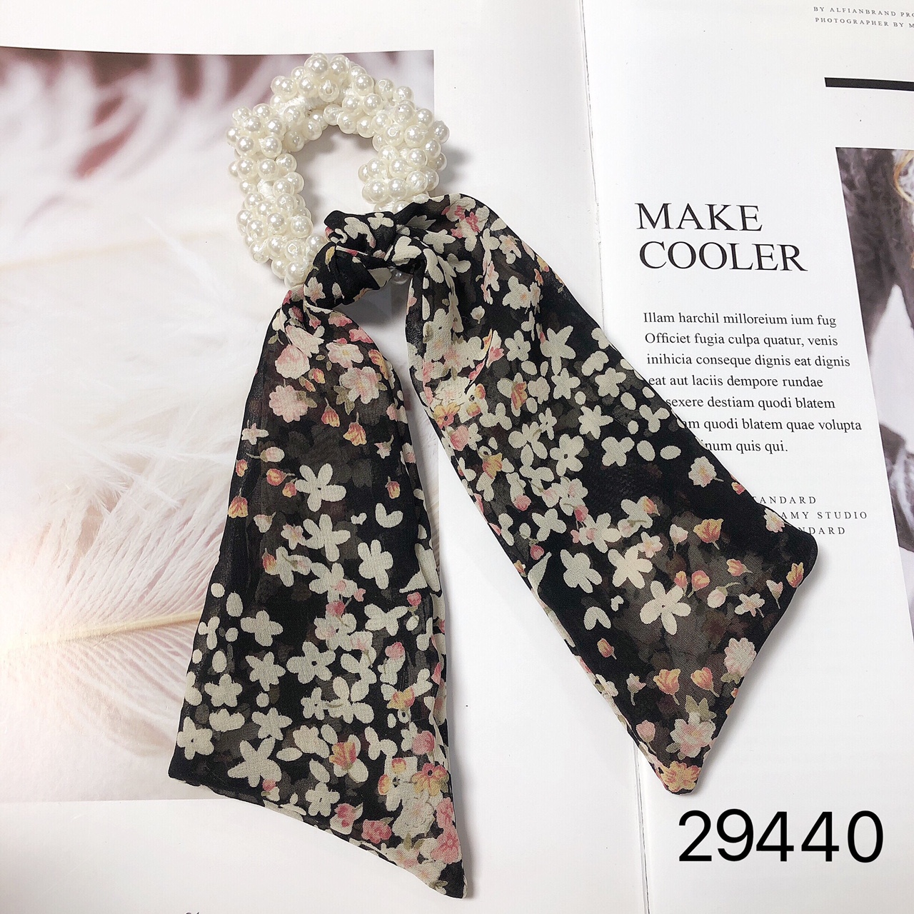 爆款韩式头饰女式韩发圈蝴蝶结头饰发饰发圈详情1