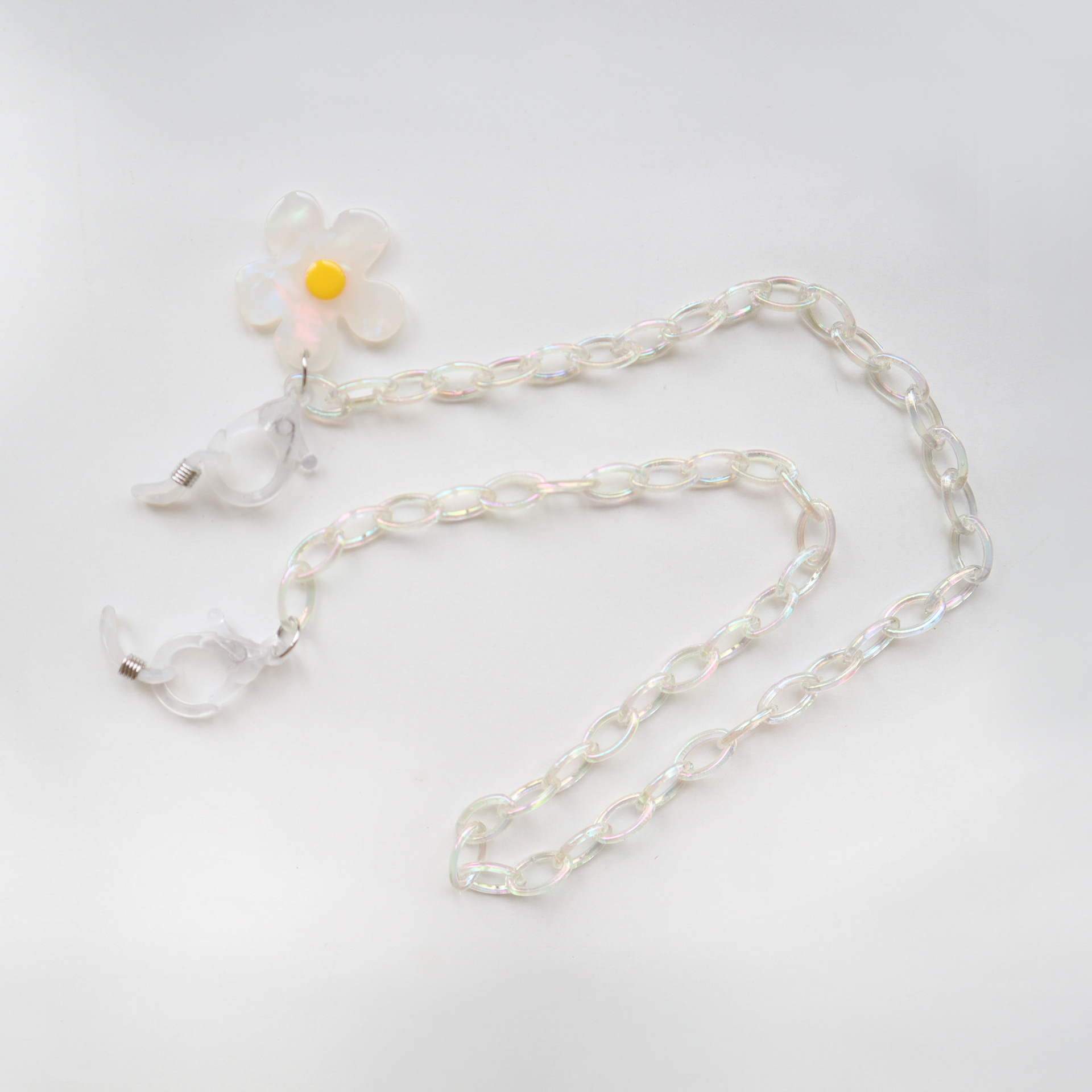 FLY803 Wind protection children's mask chain cute pendant acrylic chain chain chain glasses chain jewelry stock [for foreign trade]