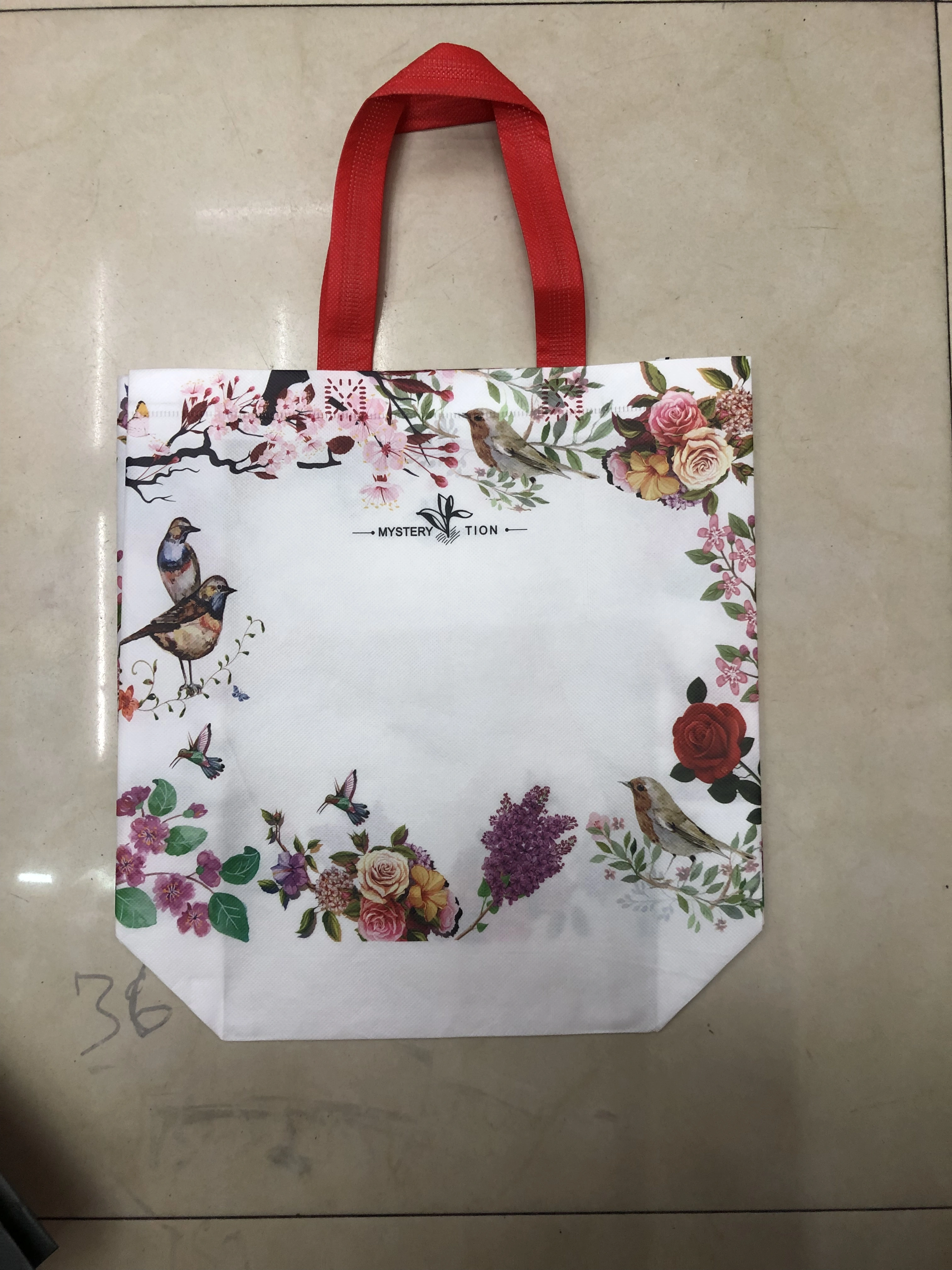 Non-woven fabric handbag, flat pocket, vest bag 13 detail image 15