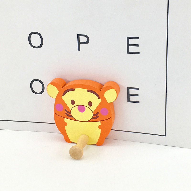 木质卡通粘钩长颈鹿粘钩环保强力无痕粘钩儿童房装饰挂钩详情图8