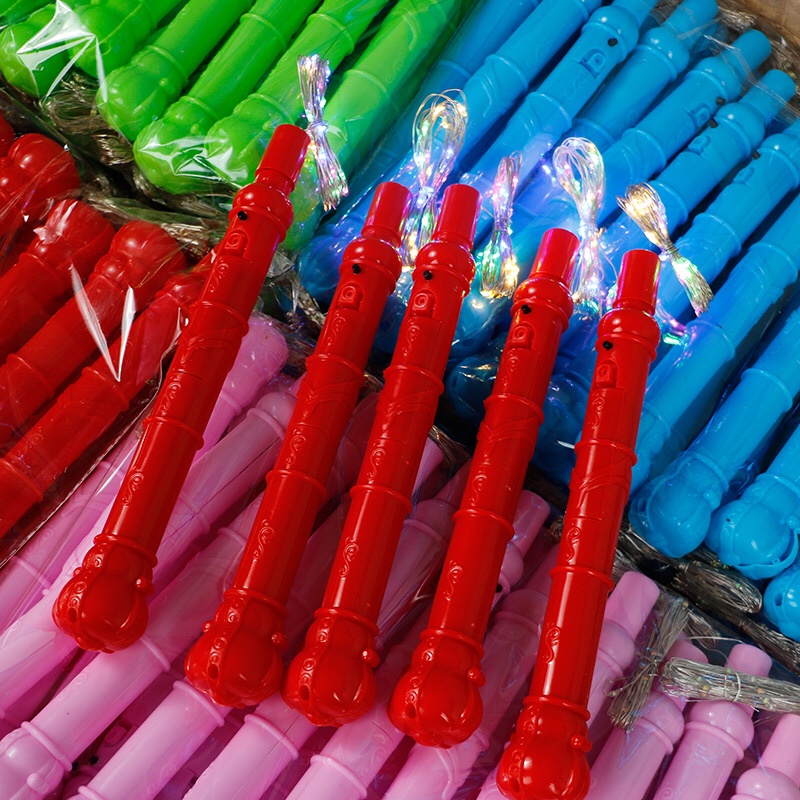 波波球杆子手柄3米灯线3节电池手柄波波球闪光灯线厂家现货图