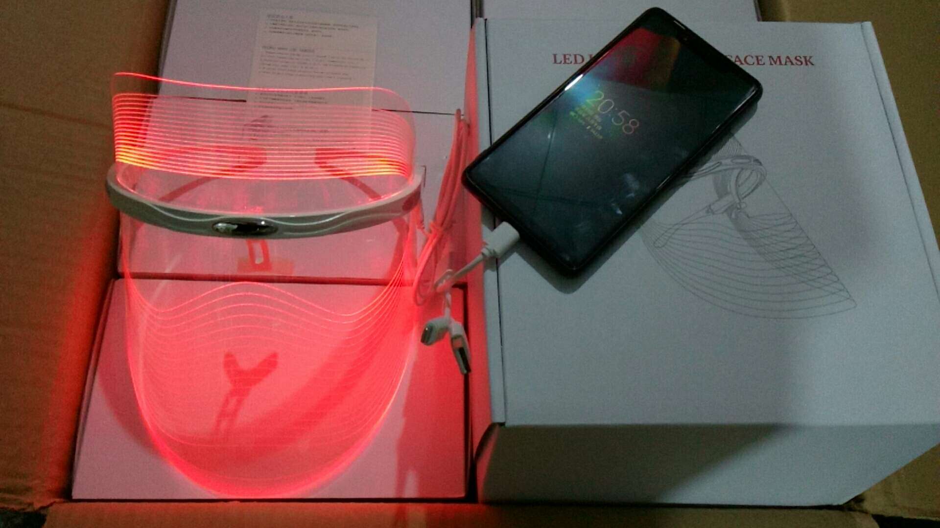 美容面罩LED三色美容面罩Beauty mask细节图