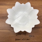 陶瓷沙拉碗带竹木架大号花型JMD-127