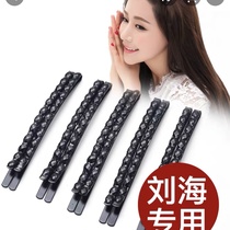 Hair clip Korean top clip one-line clip Liu seaside clip fixed hair black side clip clip clip hair clip tiara women