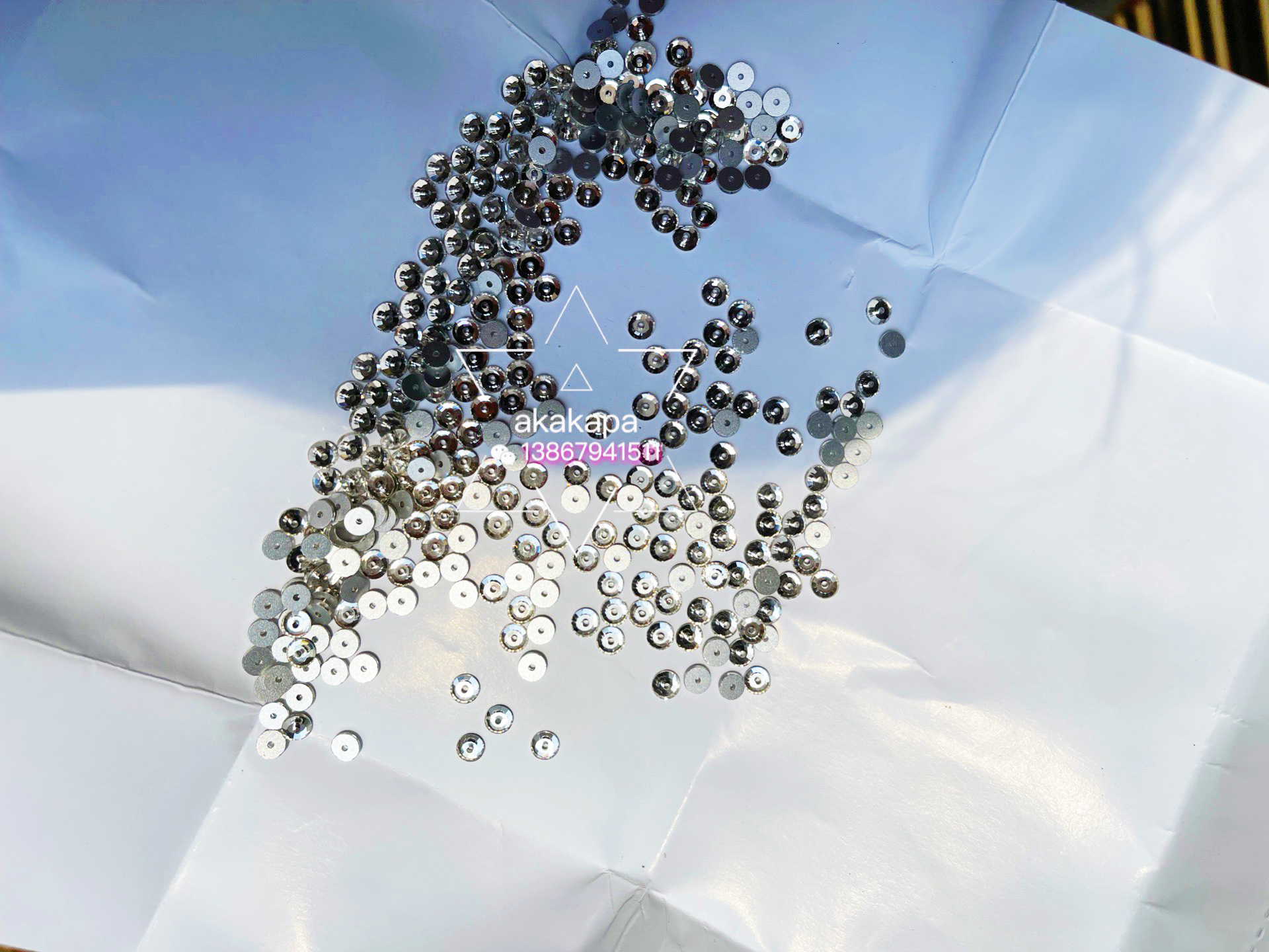 Mid-Hole Drilling Hand Seam Drilling Multi-Section Drilling Flat Bottom Drilling Wedding Drilling Xiuhe Clothing Diy Boutique Diamond White Application Scenario