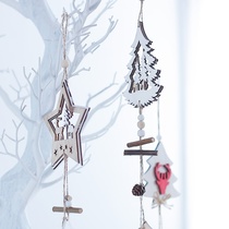Christmas decorations Christmas Tree decorations Hanging decorations storefront shop scene layout Creative Christmas decorations 11
