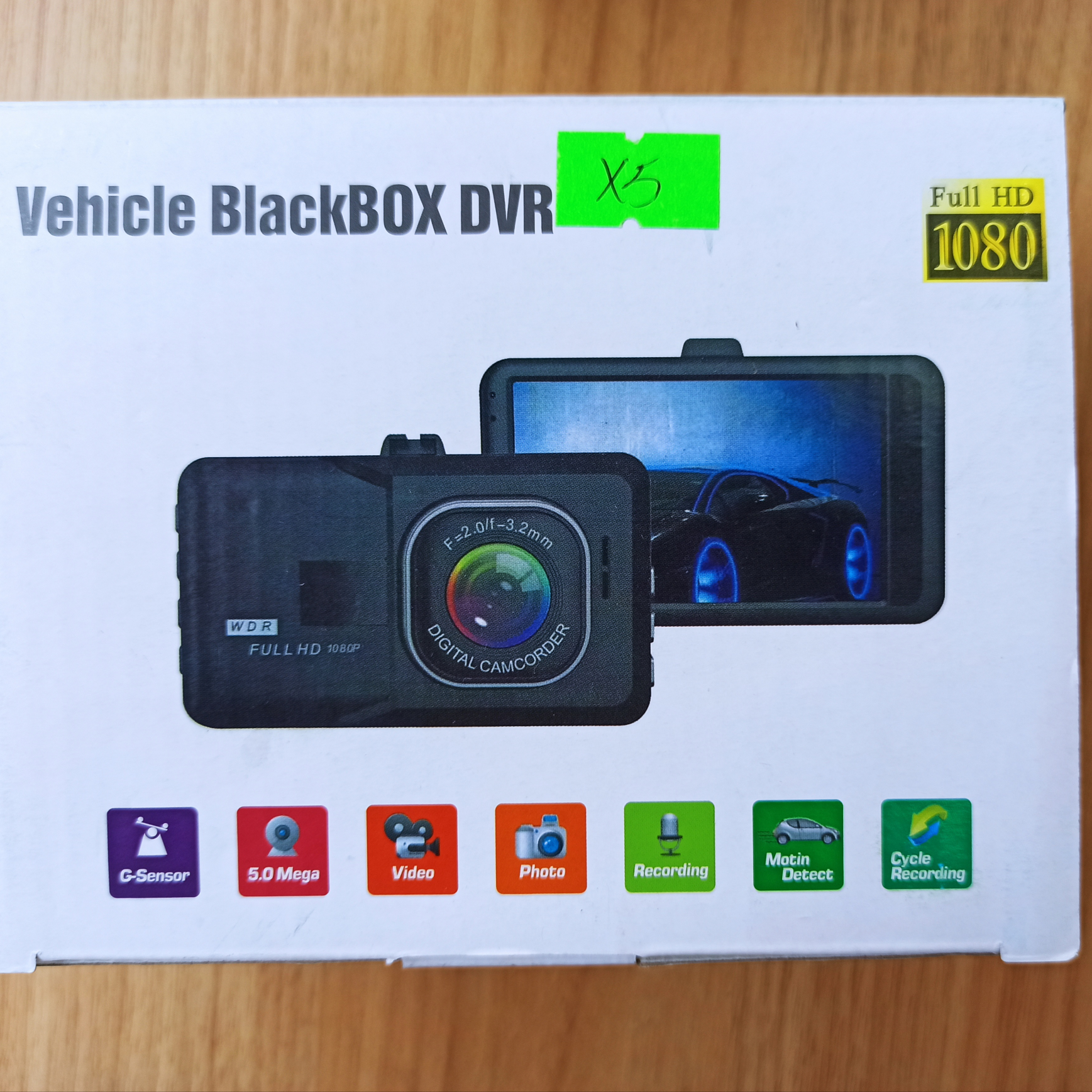 Hd 1080P car tachograph mini car night vision machine single lens