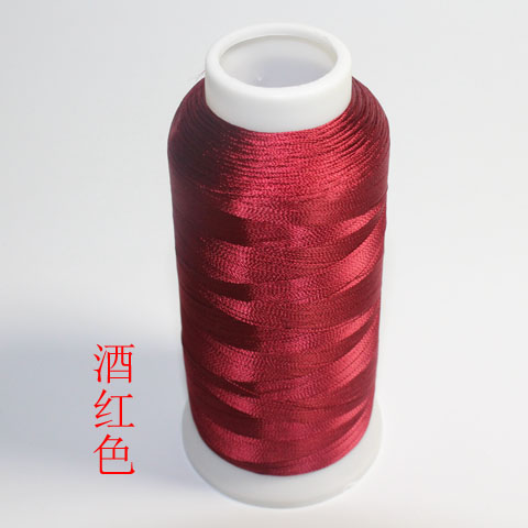 120D人造丝双股4000米绿色环保电脑绣花线手工DIY流苏穗子细丝线83