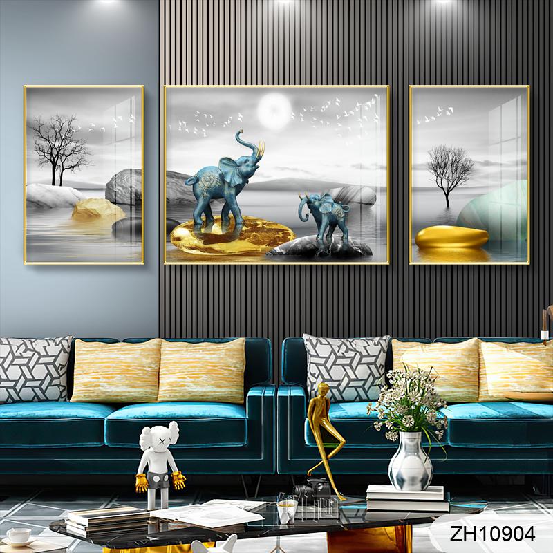 Now simple abstract geometric Nordic elk small fresh decorative painting thumbnail
