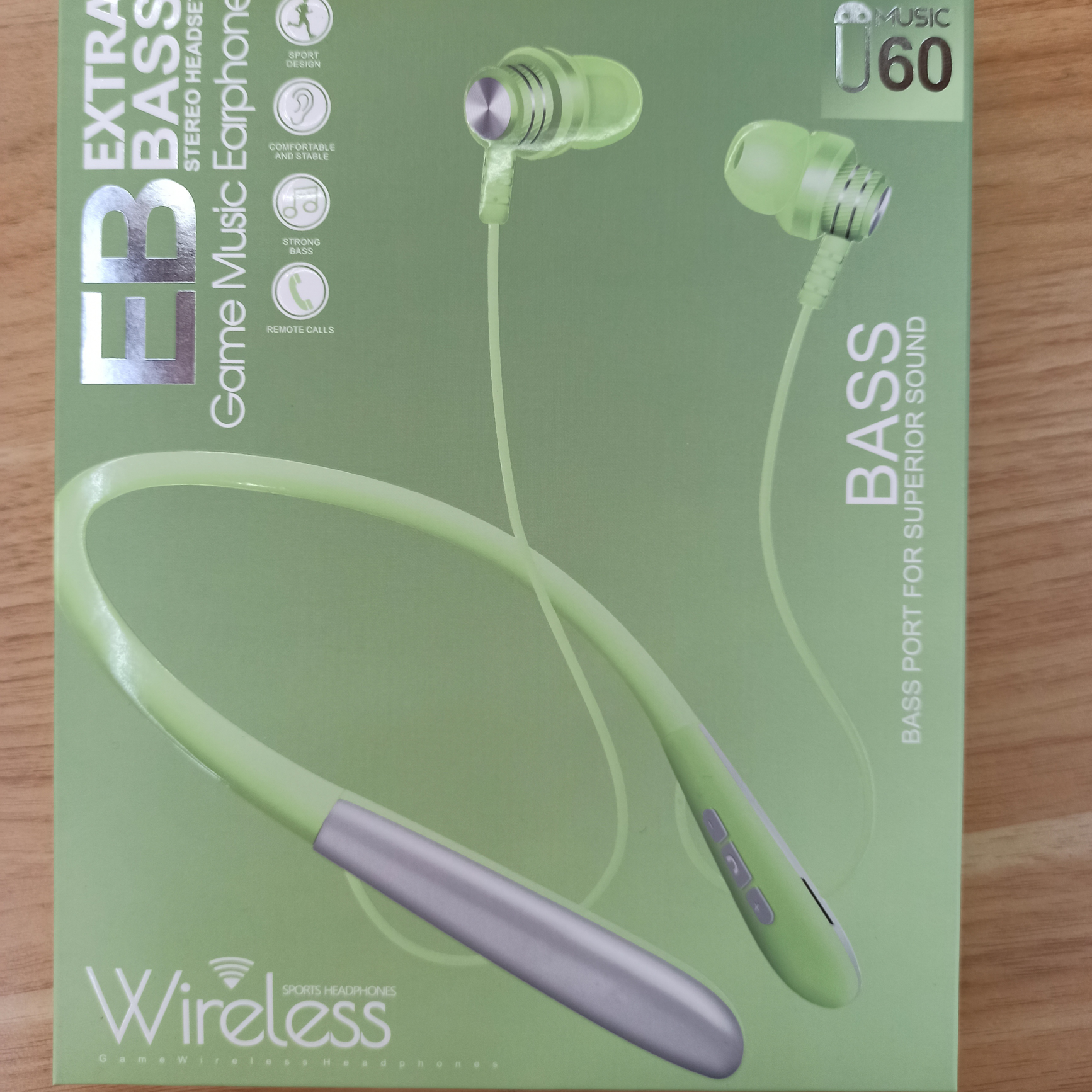 Sports Bluetooth headphones Bluetooth neckband wireless headphones in-ear headphones