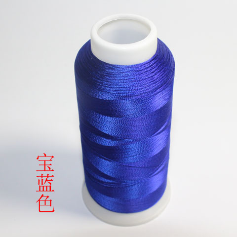 120D人造丝双股4000米绿色环保电脑绣花线手工DIY流苏穗子细丝线89