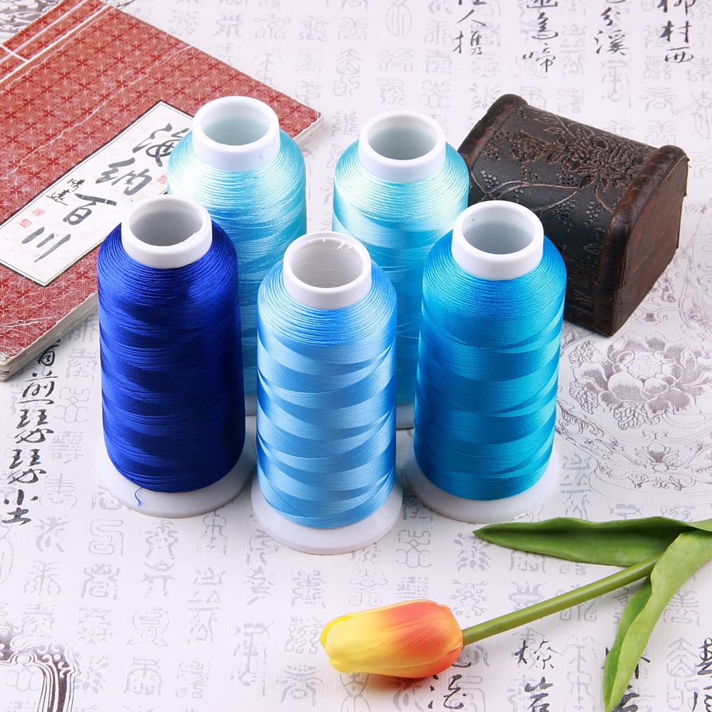 120D Rayon Computer embroidery thread Embroidery thread Handcrafted extra fine soft smooth tassel silk thread 22