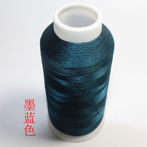 120D人造丝双股4000米绿色环保电脑绣花线手工DIY流苏穗子细丝线79