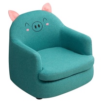 Linen child sofa seat Baby sofa Cute mini single cartoon small sofa girl Princess lazy sofa stool