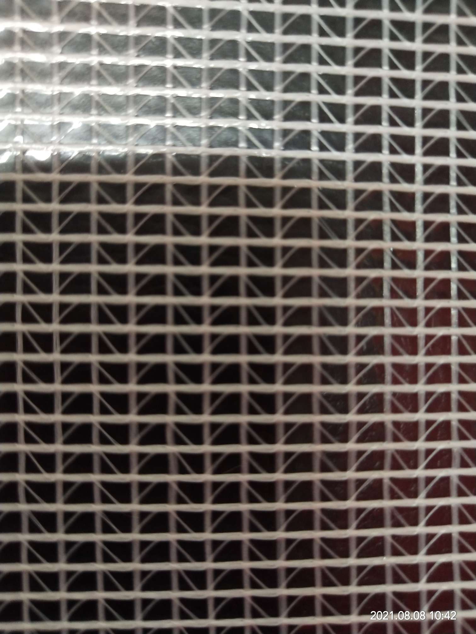 Tela de malla de PVC transparente de alta calidad blanco de 0.27mm de espesor para todo tipo de cubiertas de máquinas cubiertas de muebles bolsa de documentos caja de almacenamiento bolsa de cosméticos tela especial Specification image
