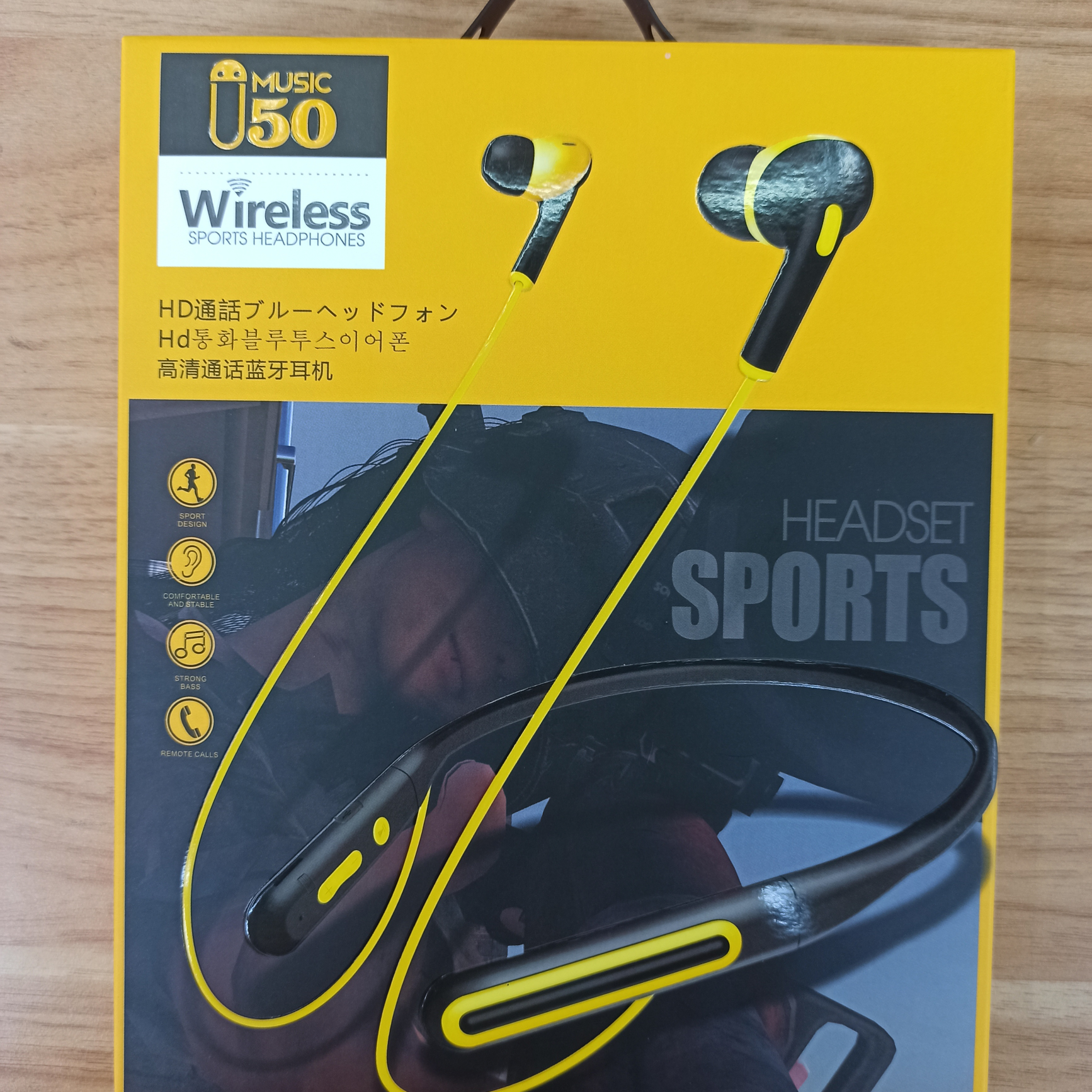 Magnetic Bluetooth headphones sports in-ear hanging neck type wireless Bluetooth headphones cross-border gift wholesale