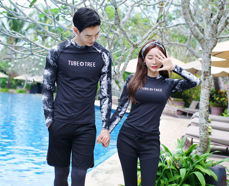 Beach sun protection surfing suit details Picture