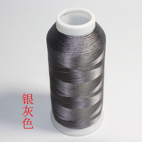 120D人造丝双股4000米绿色环保电脑绣花线手工DIY流苏穗子细丝线71