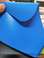 优质雾面0.45mm厚浅蓝色PVC夹网布  箱包布  机器罩家具罩  体育游乐产品  格种箱包袋专用面料细节图