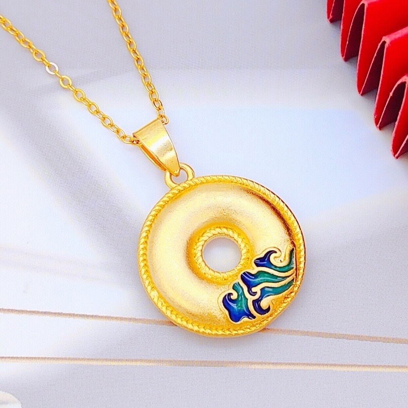 Auspicious peace buckle pendant
