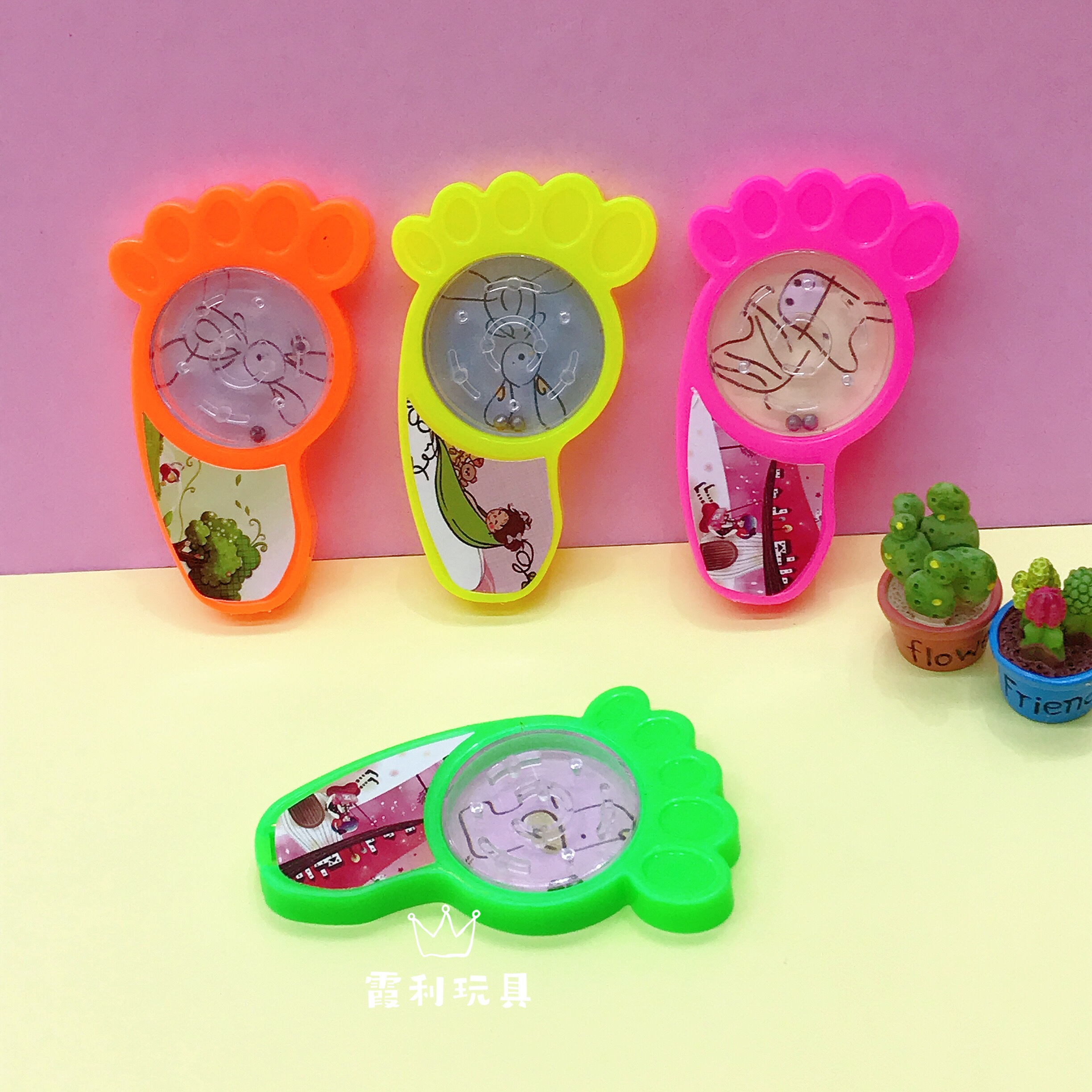 Little Feet Maze Children's plastic toy Puzzle Maze Gacha gift detail image 1