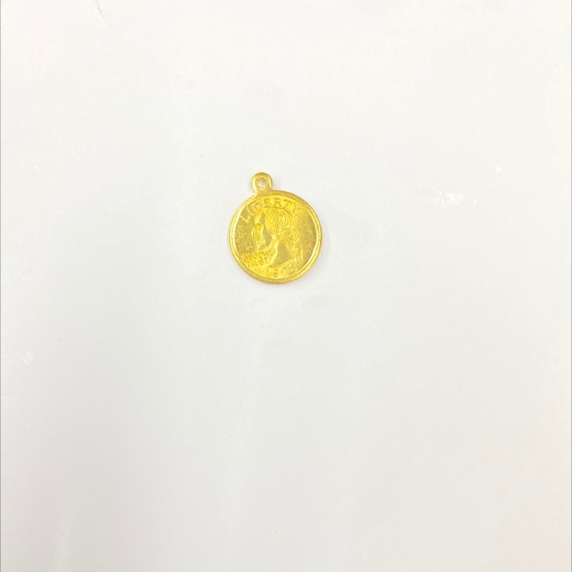 The head coin is hanging.
