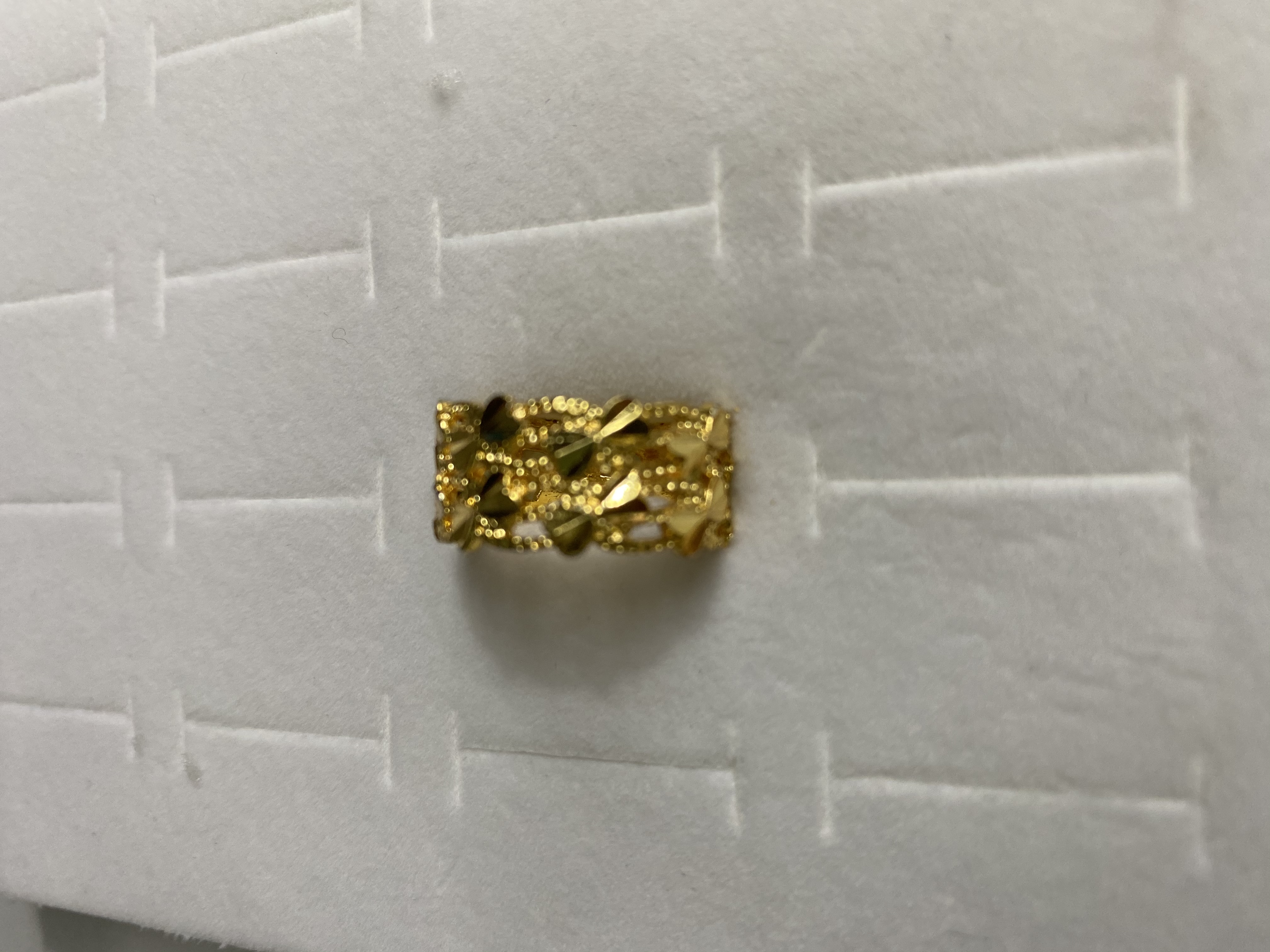 电仿金女款开口大批花仿越南沙金流行时尚潮流大气上档次戒指3细节图