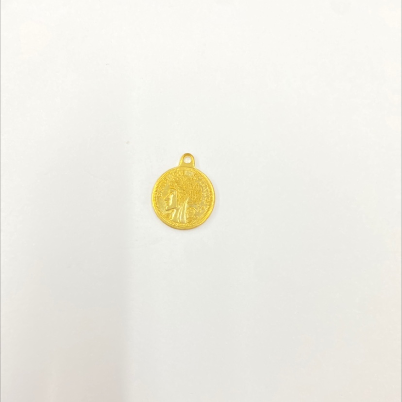 Head Coin 1 hanging (Head + pattern)