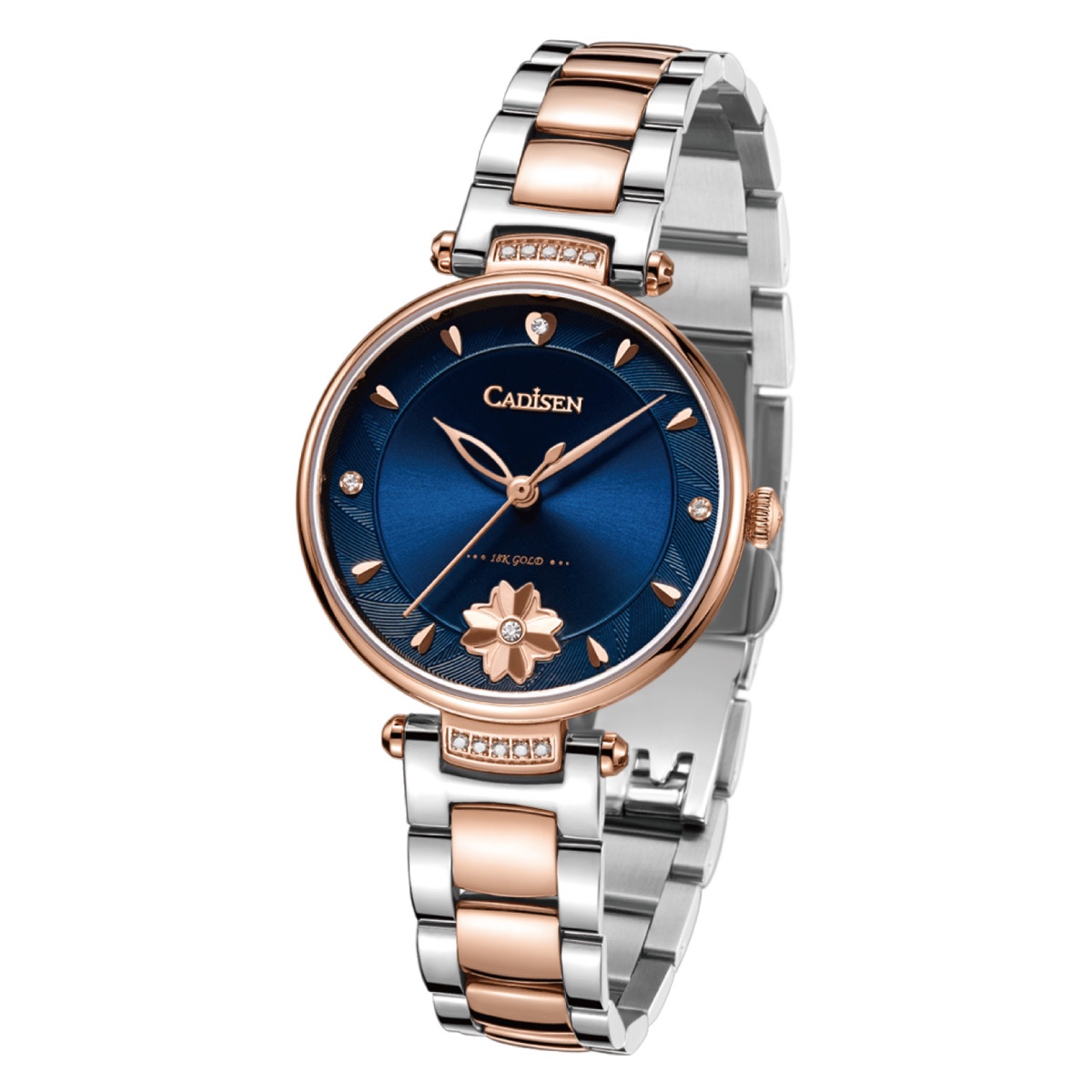 Reloj de oro pequeño cadisson serie 3