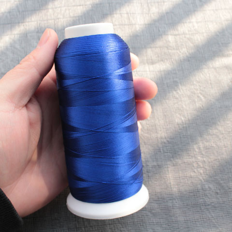 120D人造丝双股4000米绿色环保电脑绣花线手工DIY流苏穗子细丝线93