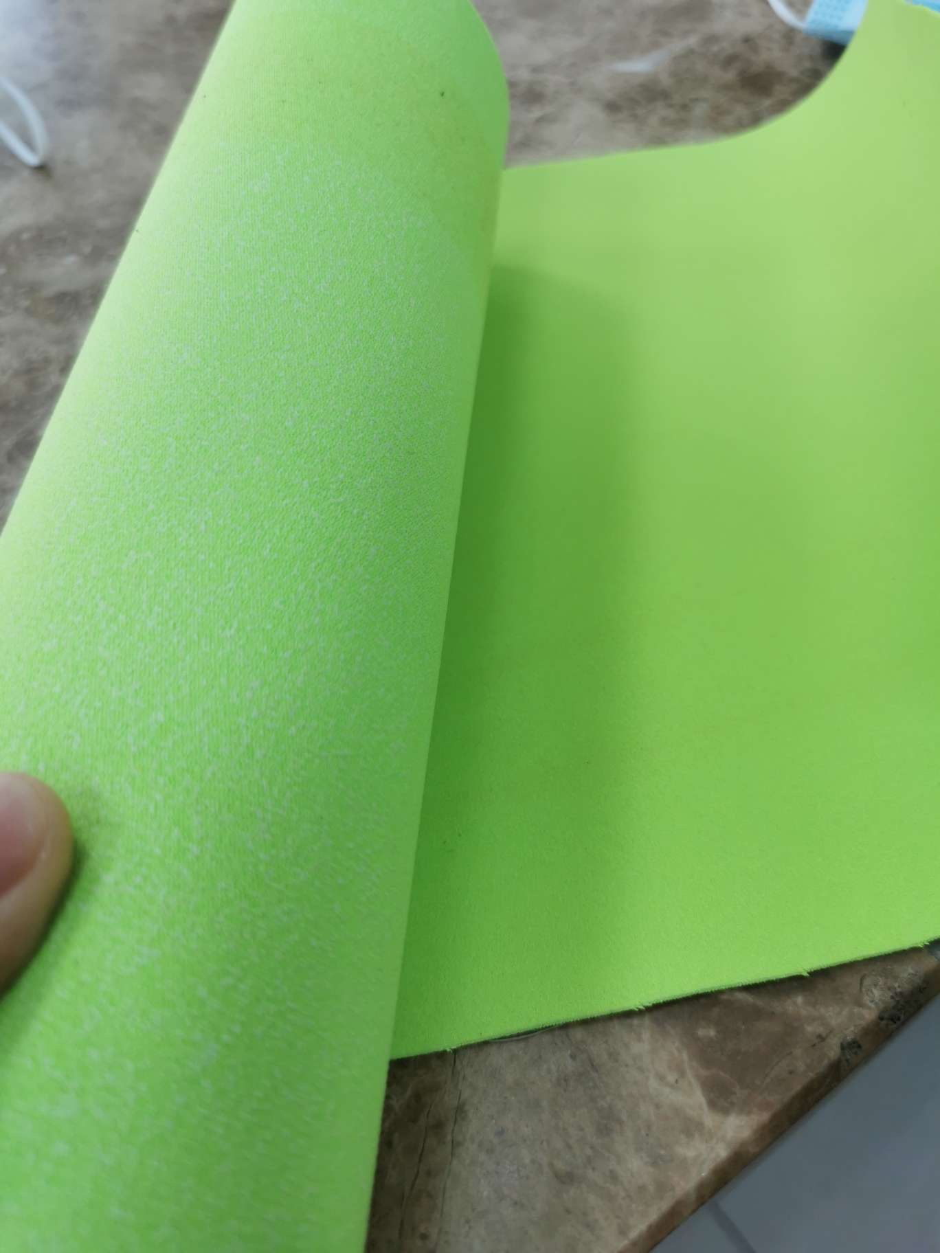 Colored breathable leather detail image 1