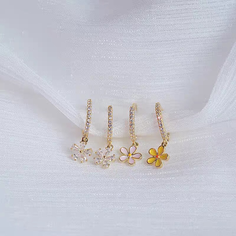Summer new Korean fashion trend cute little ladies must-have earrings