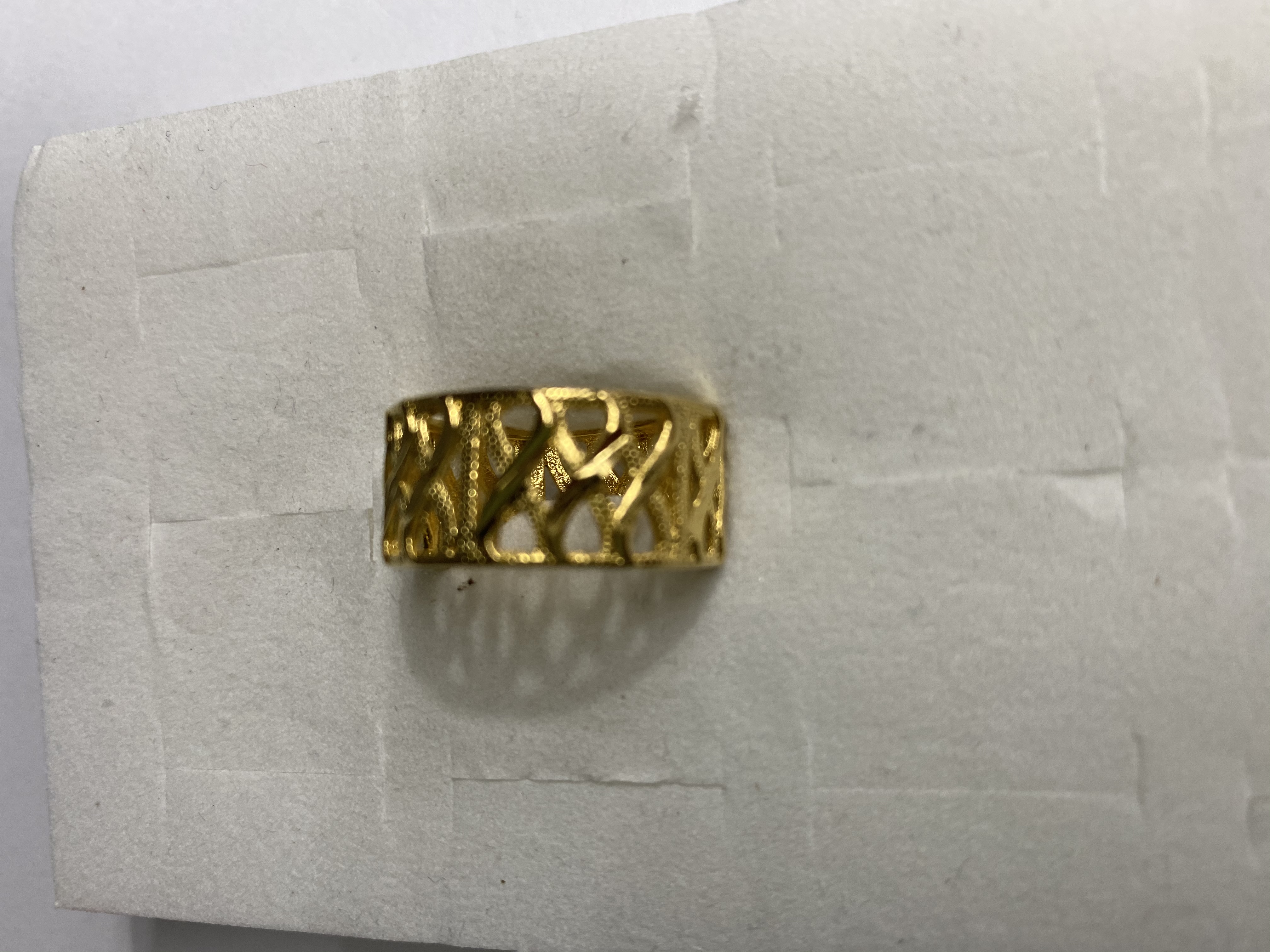 电仿金女款开口大批花仿越南沙金流行时尚潮流大气上档次戒指6白底实物图