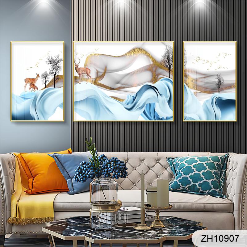 Modern Nordic simple abstract light luxury geometric creative three-dimensional living room thumbnail