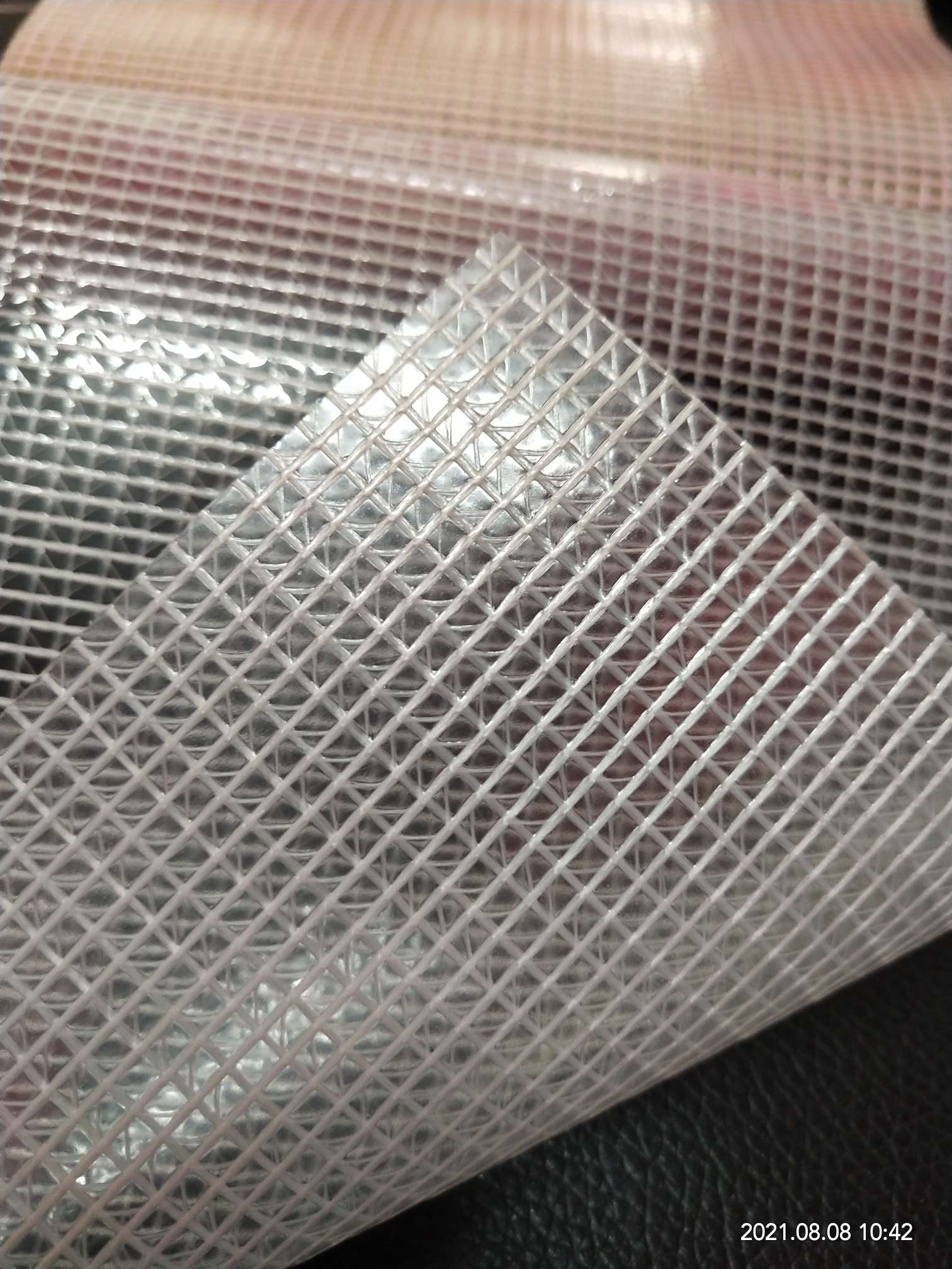 Tela de malla de PVC transparente de alta calidad blanco de 0.27mm de espesor para todo tipo de cubiertas de máquinas cubiertas de muebles bolsa de documentos caja de almacenamiento bolsa de cosméticos tela especial details Picture