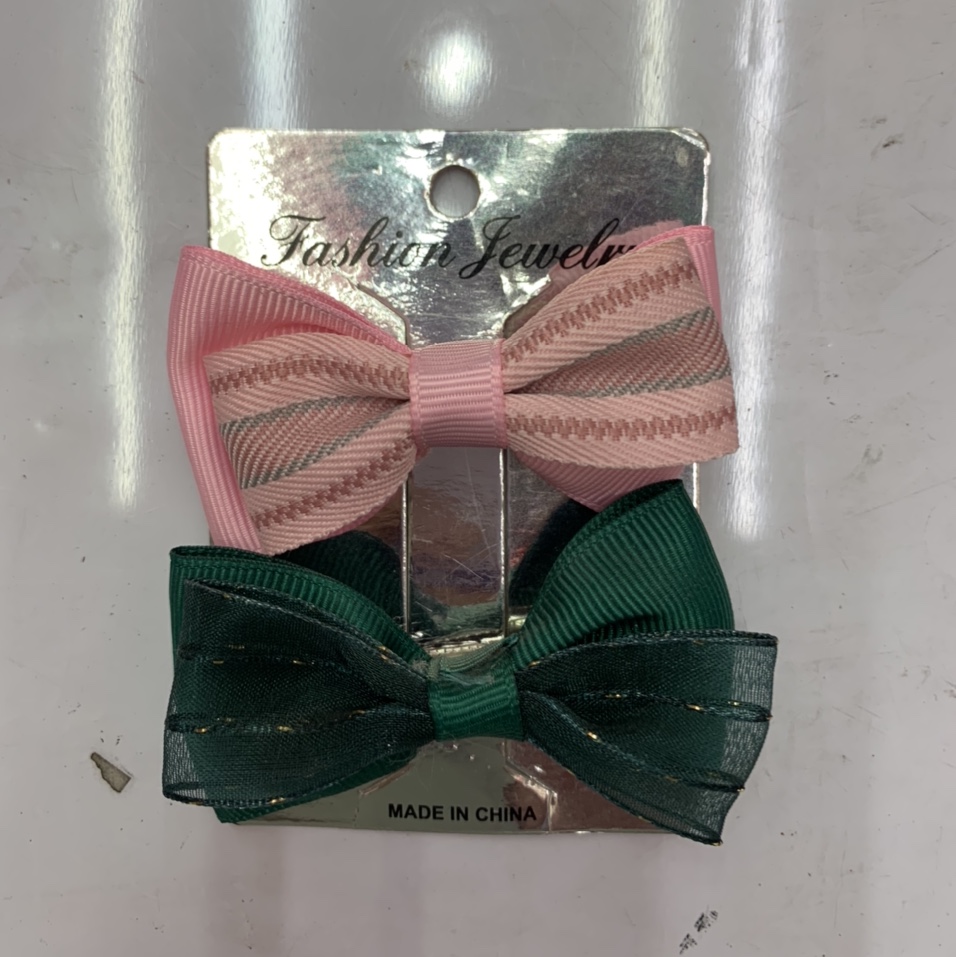 Korean bow mix mix color pair 16 2021 new Korean fashion network celebrity