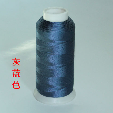 120D人造丝双股4000米绿色环保电脑绣花线手工DIY流苏穗子细丝线61