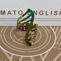 Electric color women's big exaggeration ring fashion trend atmospheric class ring 2⃣️