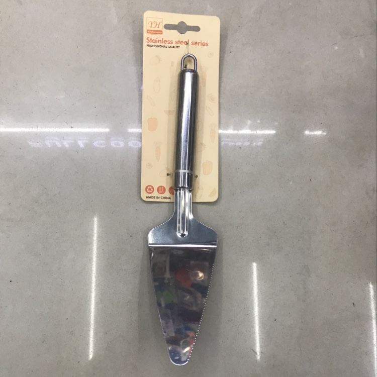 Round tube handle cake spatula