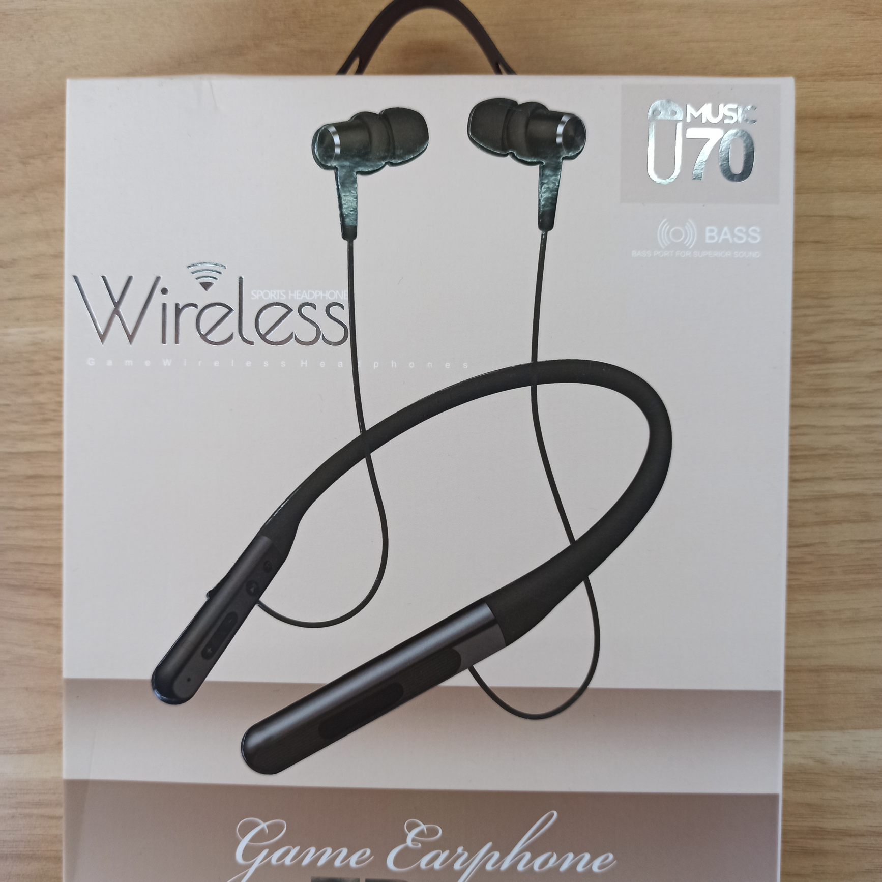 Neck wireless sports Bluetooth headset High power heavy bass earbuds