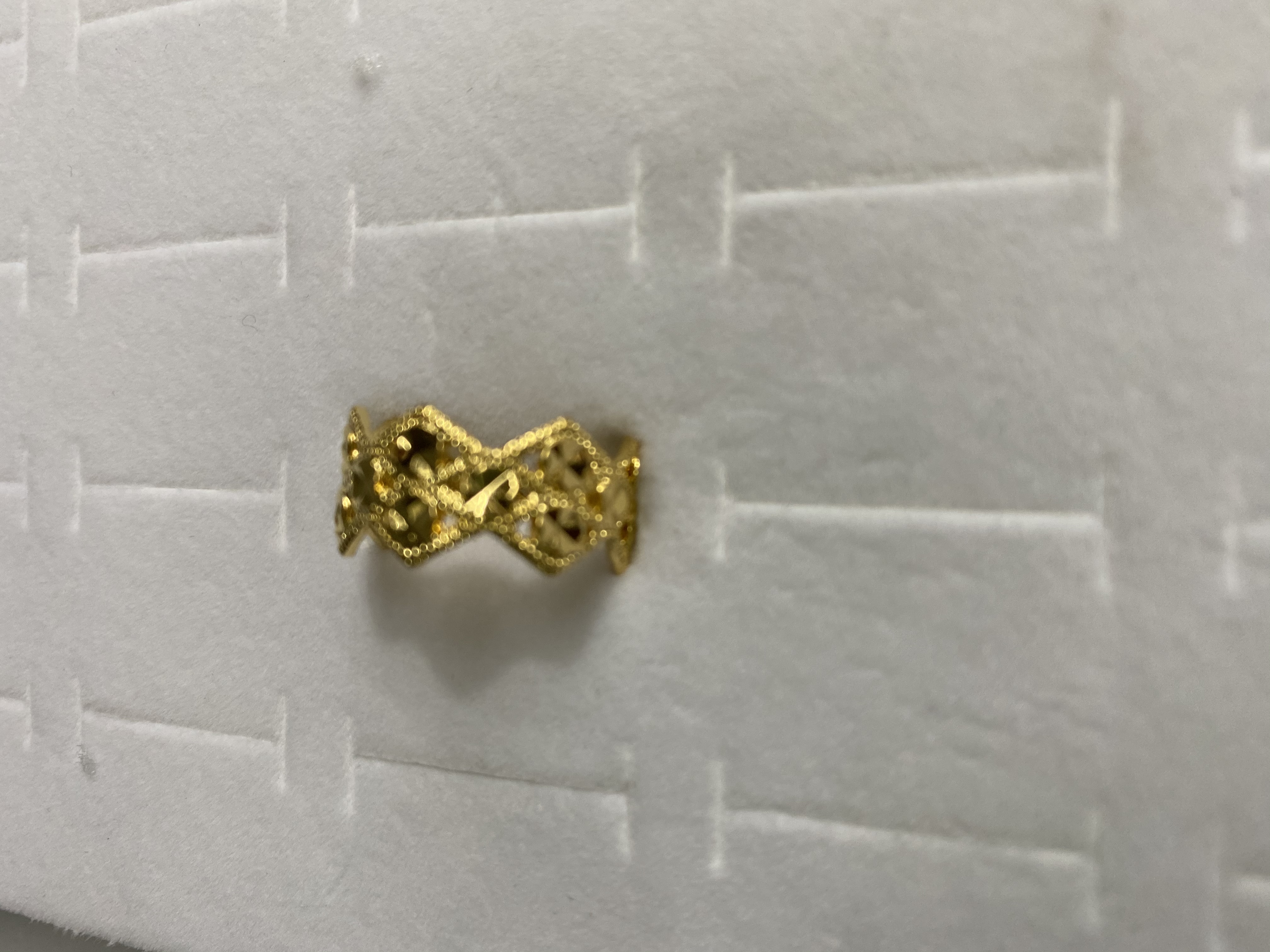 电仿金女款开口大批花仿越南沙金流行时尚潮流大气上档次戒指6细节图