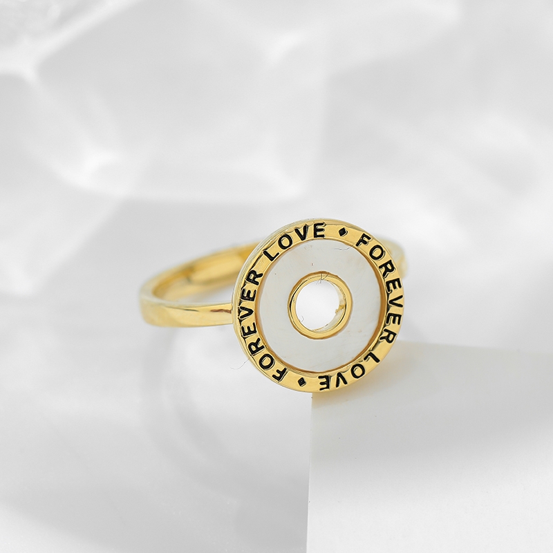 Ring shell ring high-grade ring ring female ring niche design light luxury cold fashion personality index finger ring 68