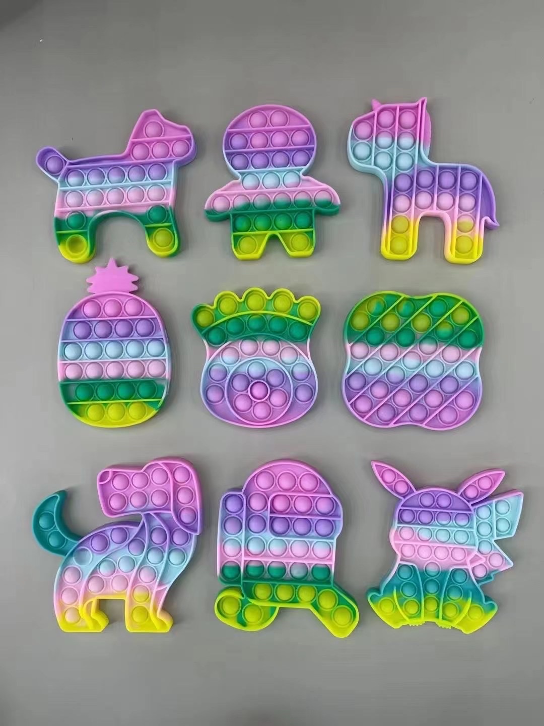 灭鼠先锋 益智玩具 硅胶泡泡 减压神器 马卡龙火箭细节图